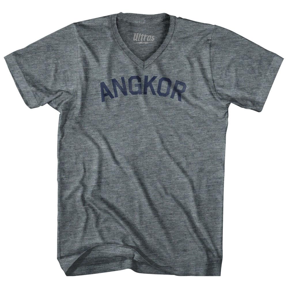 Angkor Adult Tri-Blend V-Neck T-Shirt