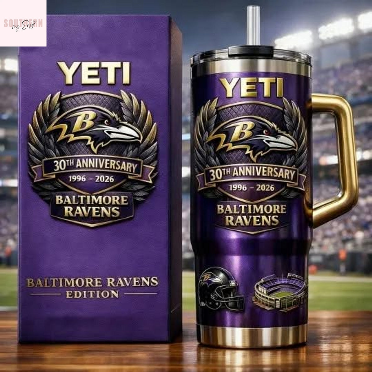 Baltimore Ravens 30th Anniversary 1996-2026 Tumbler
