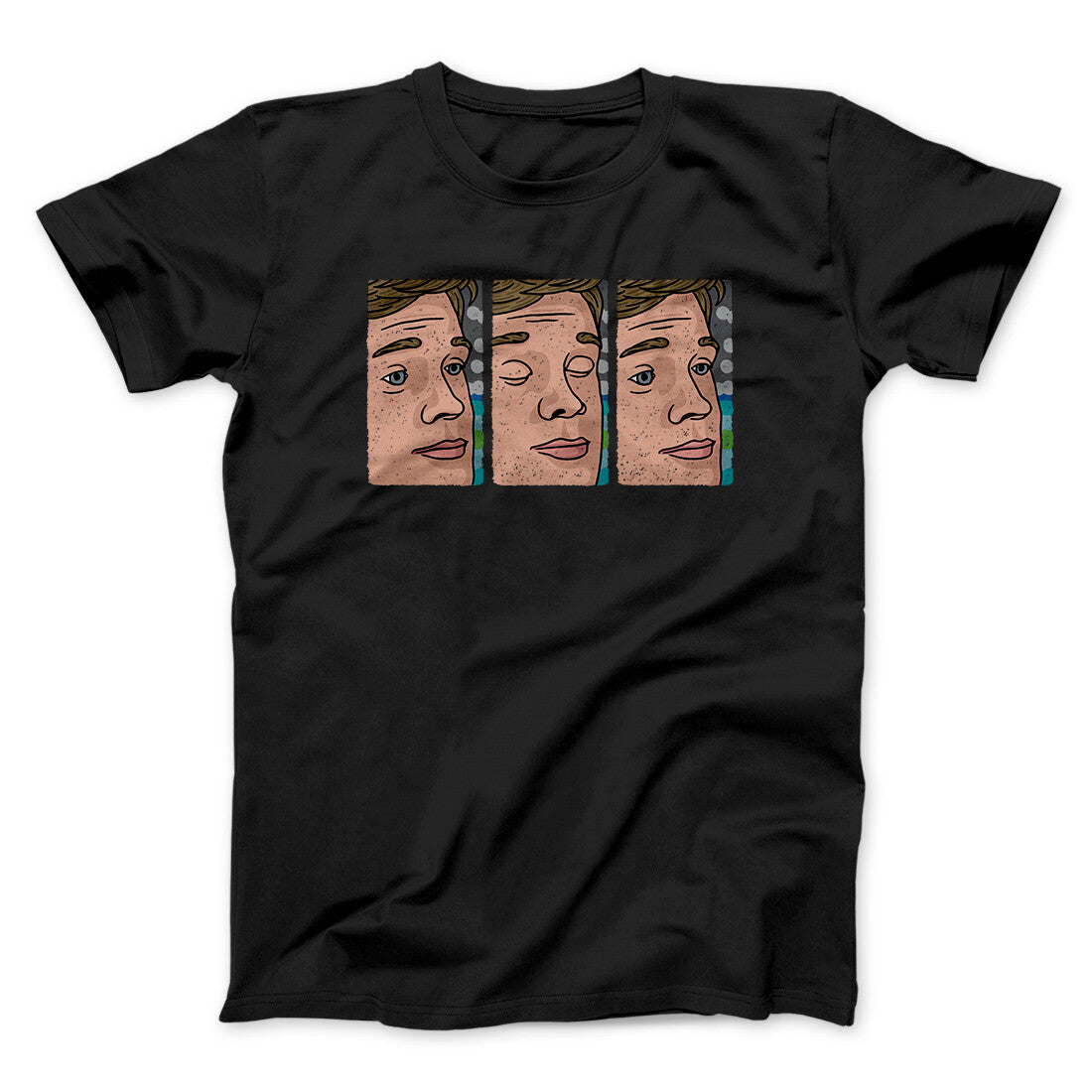 Blinking Guy Meme Funny Men/Unisex T-Shirt