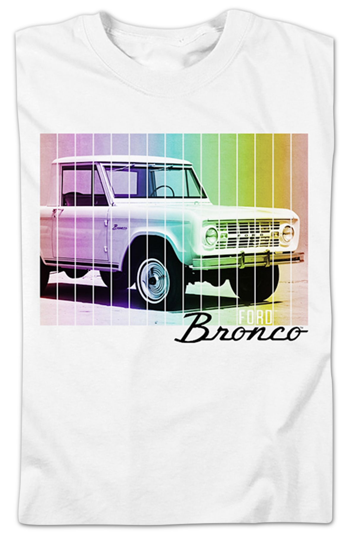 Bronco Retro Panels Ford T-Shirt