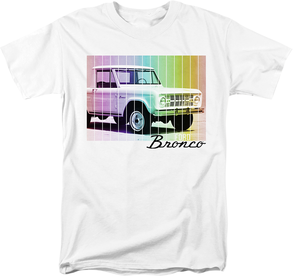 Bronco Retro Panels Ford T-Shirt