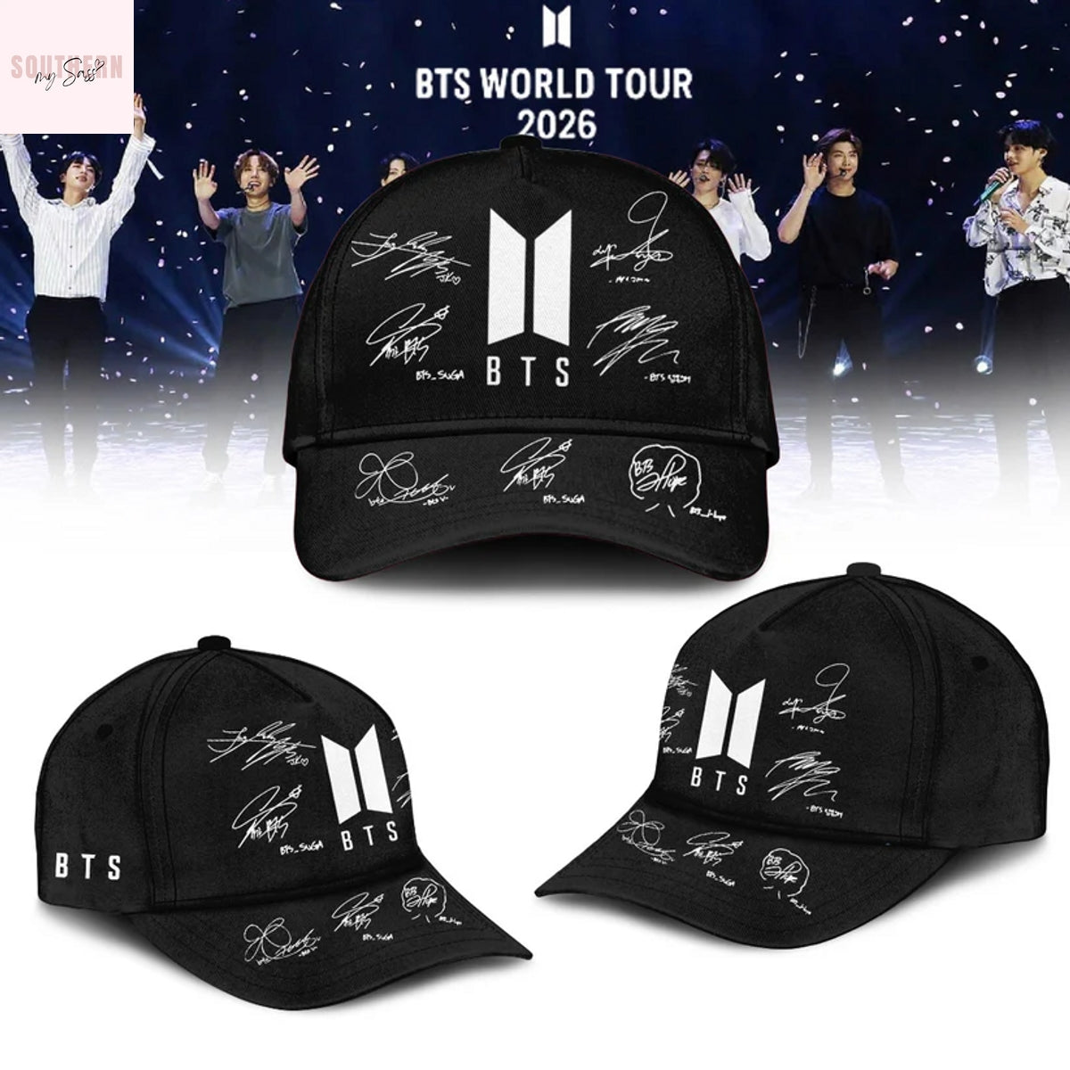 BTS World Tour 2026 Signature Baseball Cap