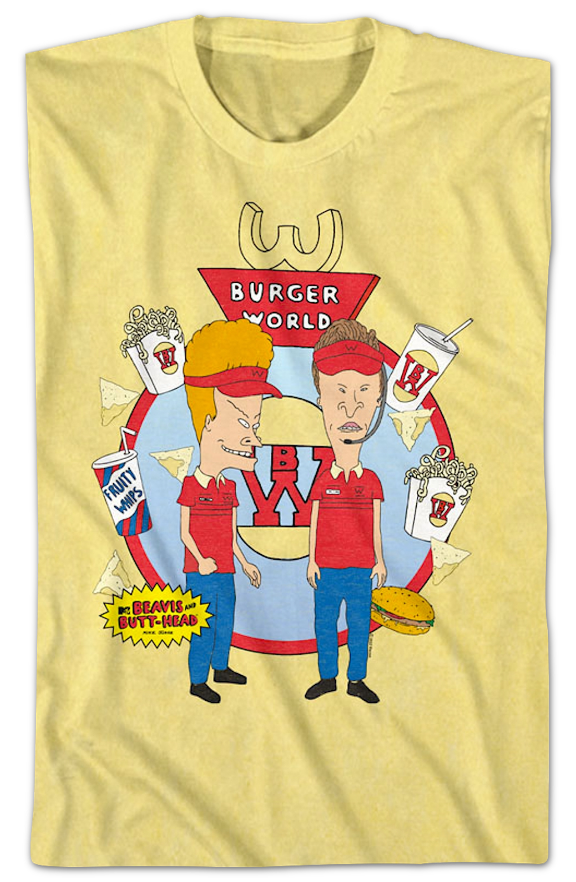 Burger World Beavis And Butt-Head T-Shirt