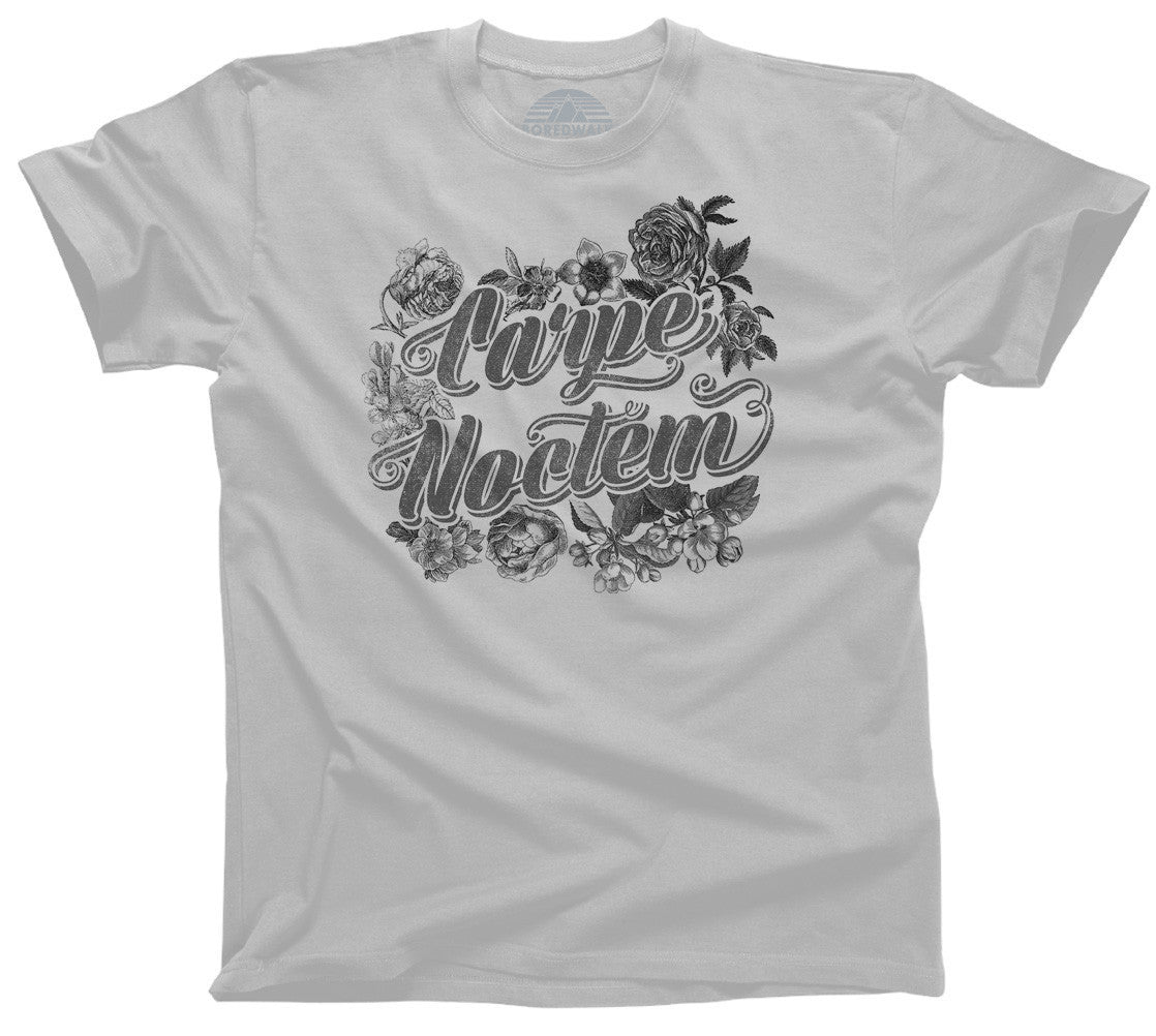 Carpe Noctem T-Shirt Goth Soft Grunge Boho Vampire Seize the Night - Relaxed Unisex Fit