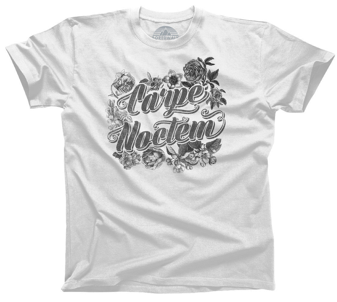 Carpe Noctem T-Shirt Goth Soft Grunge Boho Vampire Seize the Night - Relaxed Unisex Fit