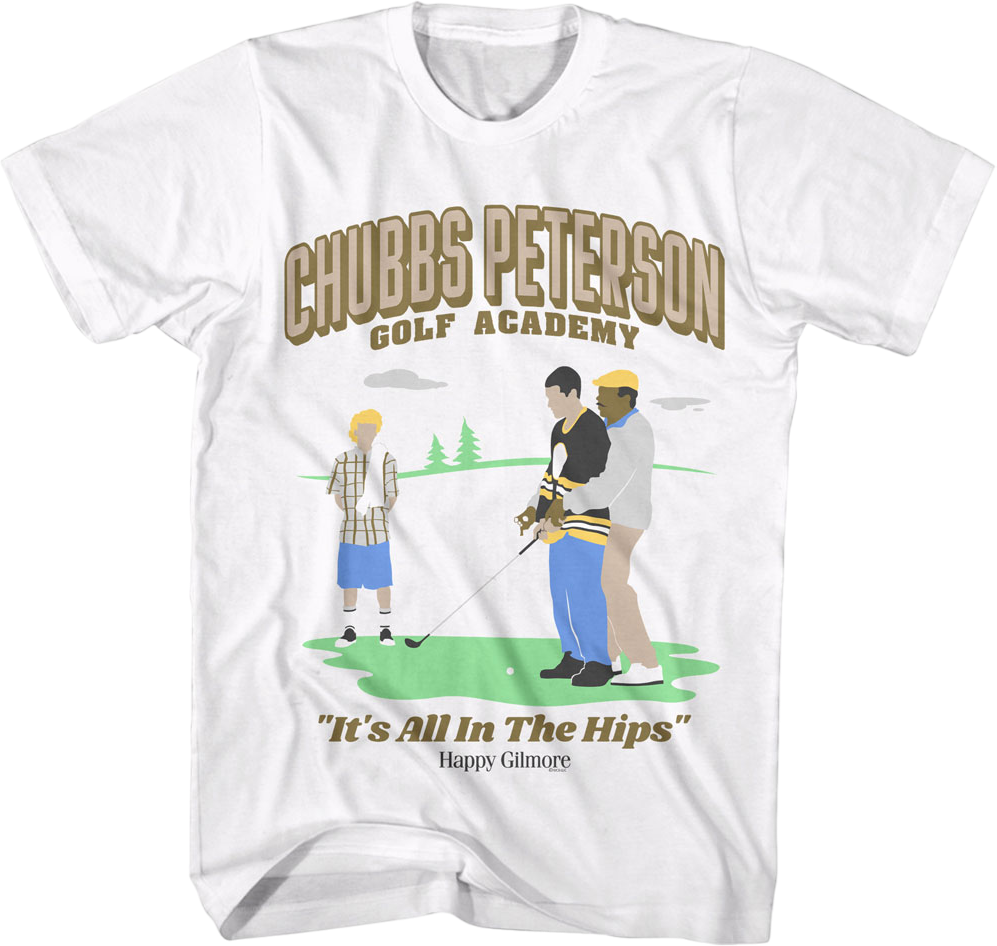 Chubbs Peterson Golf Academy Happy Gilmore T-Shirt