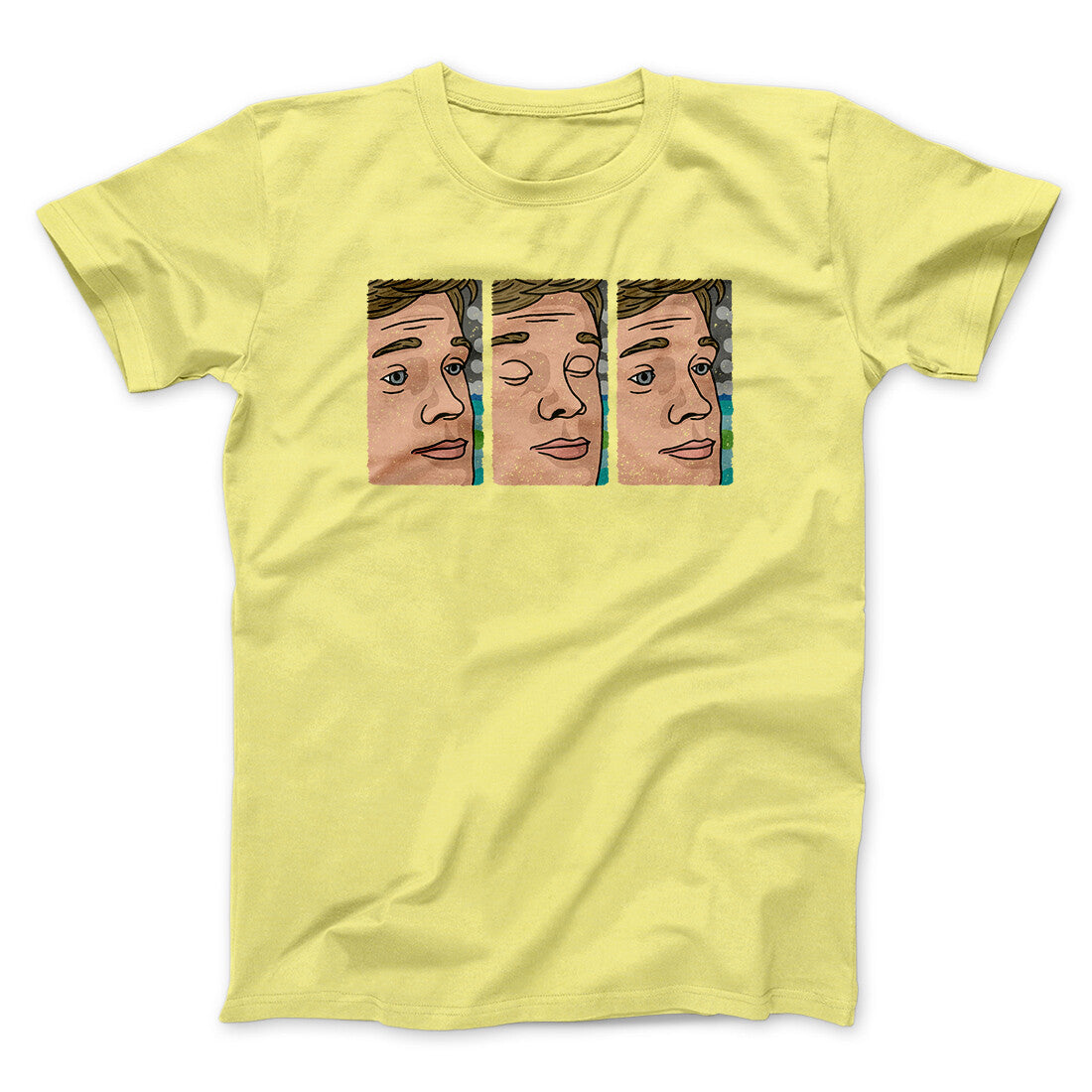 Blinking Guy Meme Funny Men/Unisex T-Shirt