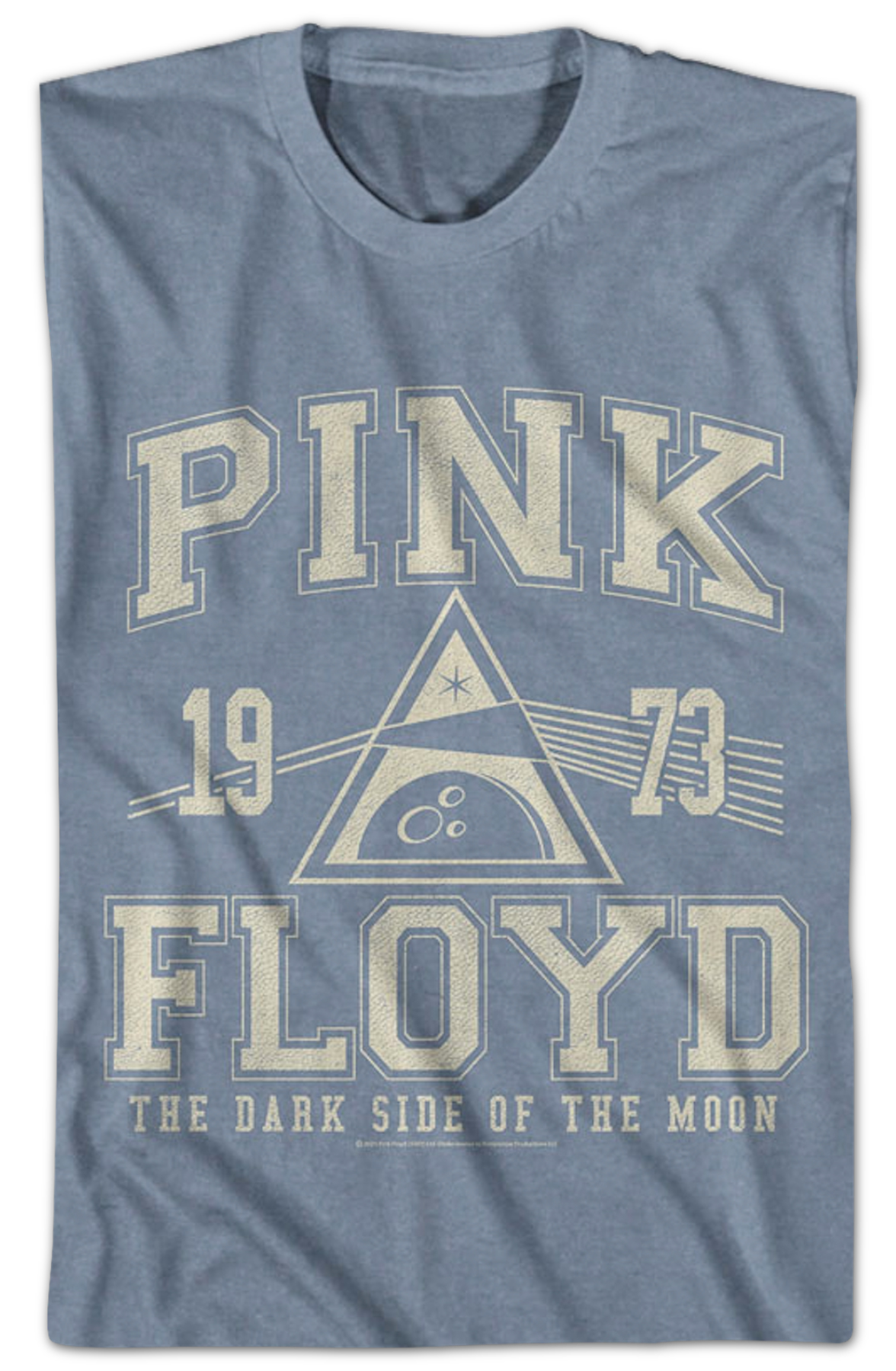 Dark Side of the Moon Athletic 1973 Logo Pink Floyd T-Shirt