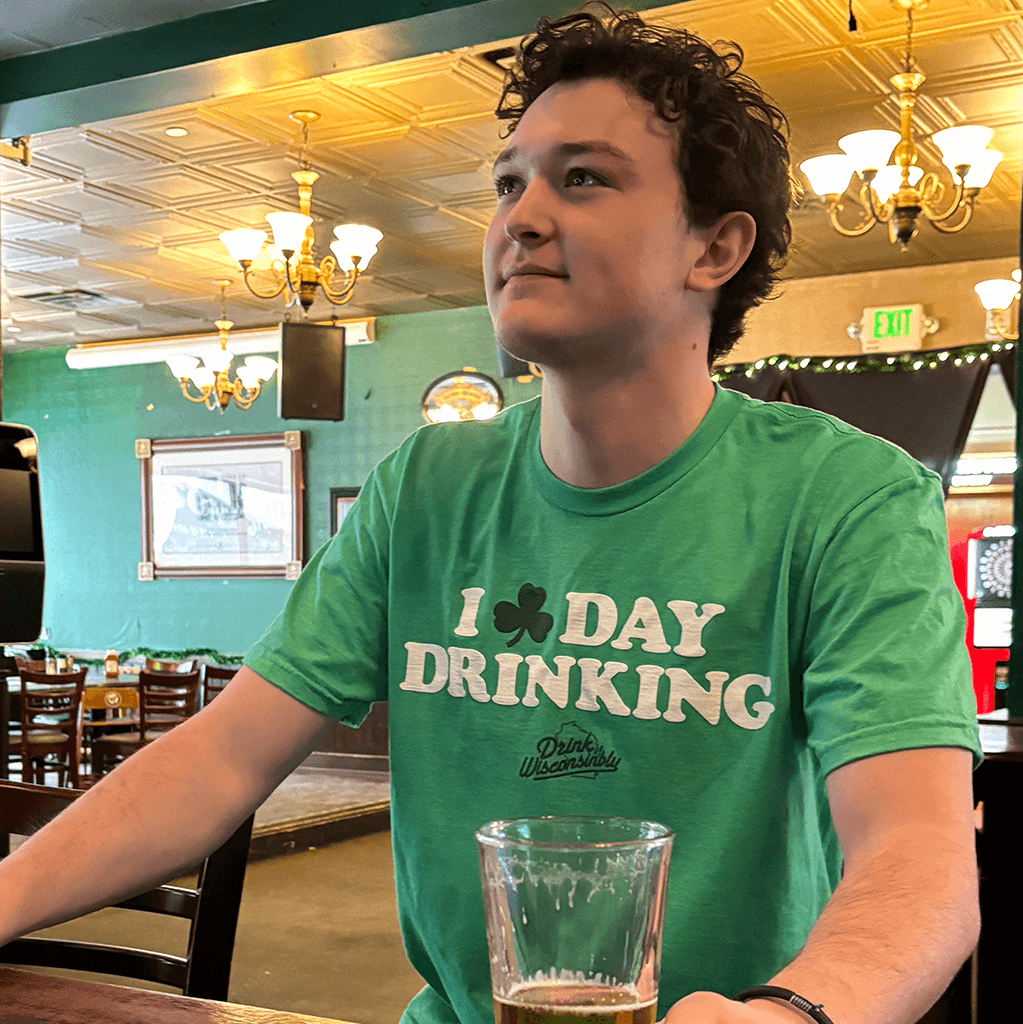 "I Love Day Drinking" Shamrock T-Shirt