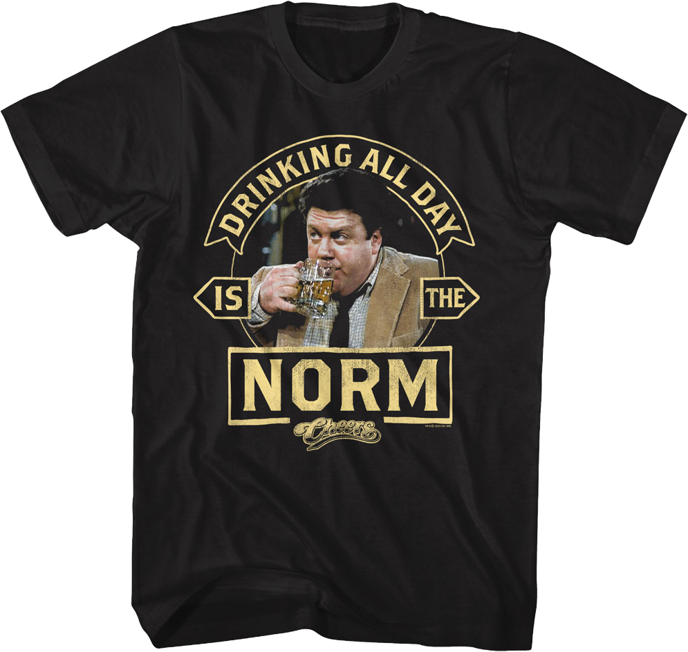 Vintage Drinking All Day Is The Norm Cheers T-Shirt