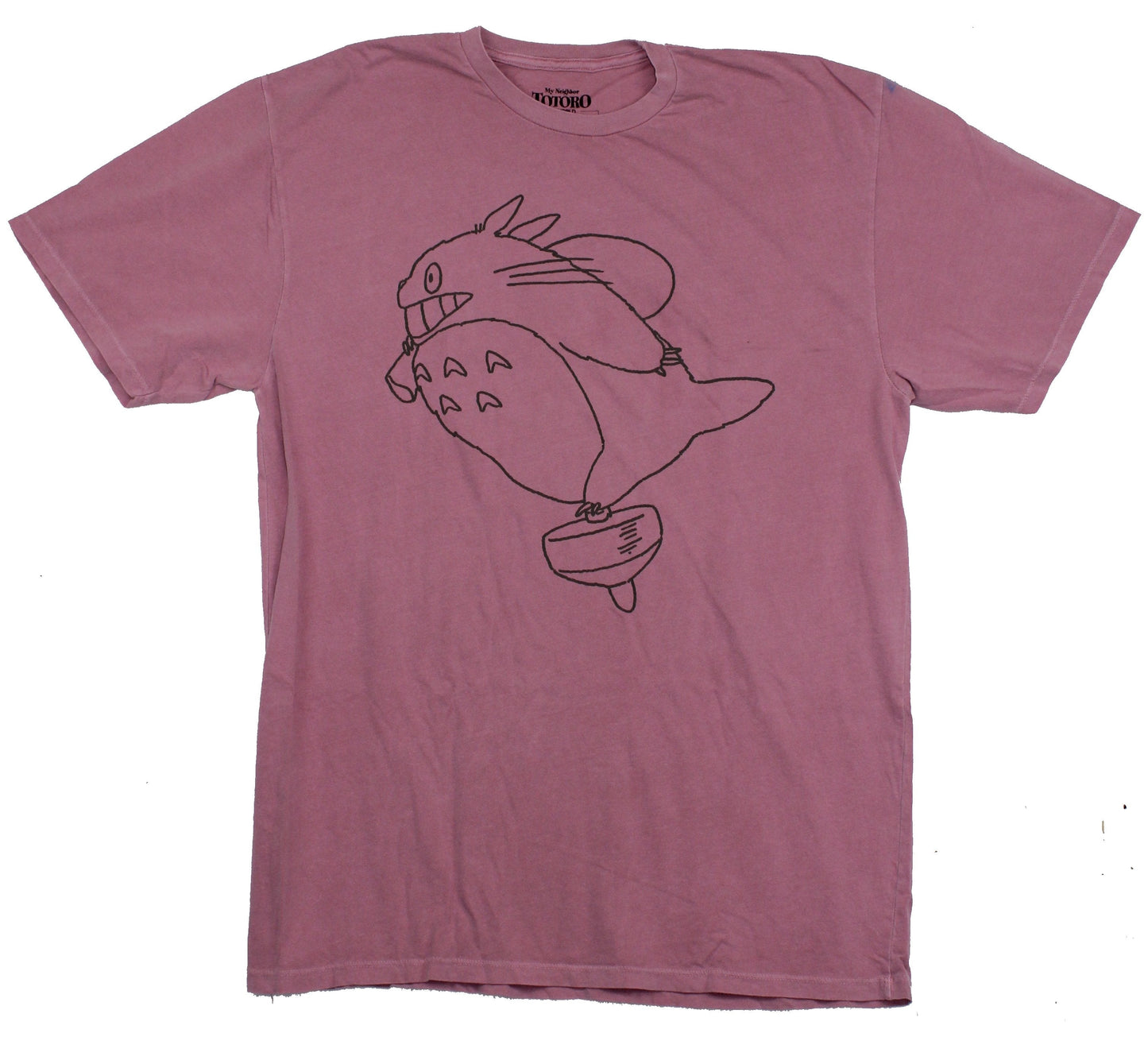 My Neighbor Totoro Mens T-Shirt - Spirit on a Spinning Top