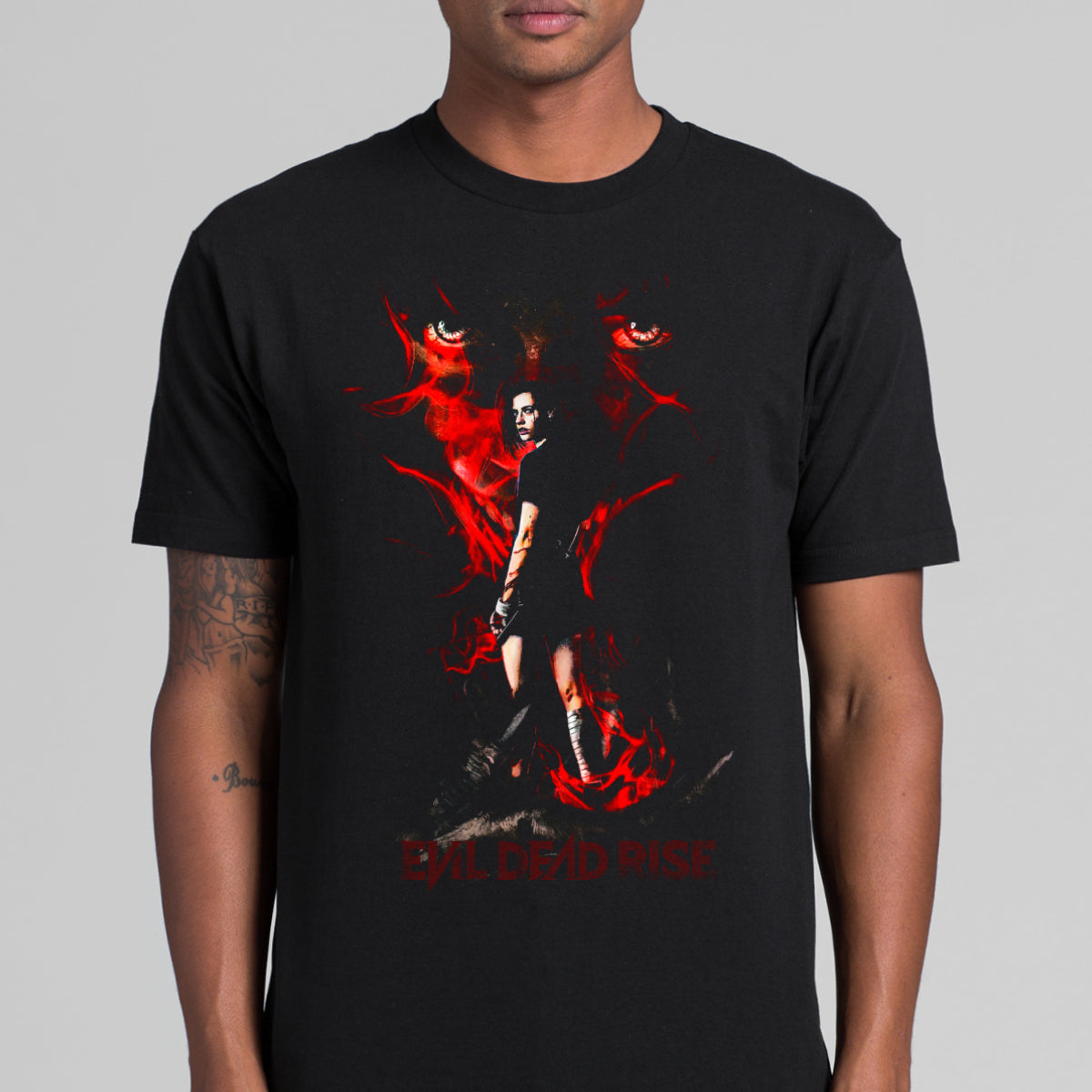 Evil Dead Rise Horror Movie T-Shirt Cotton Block Tee