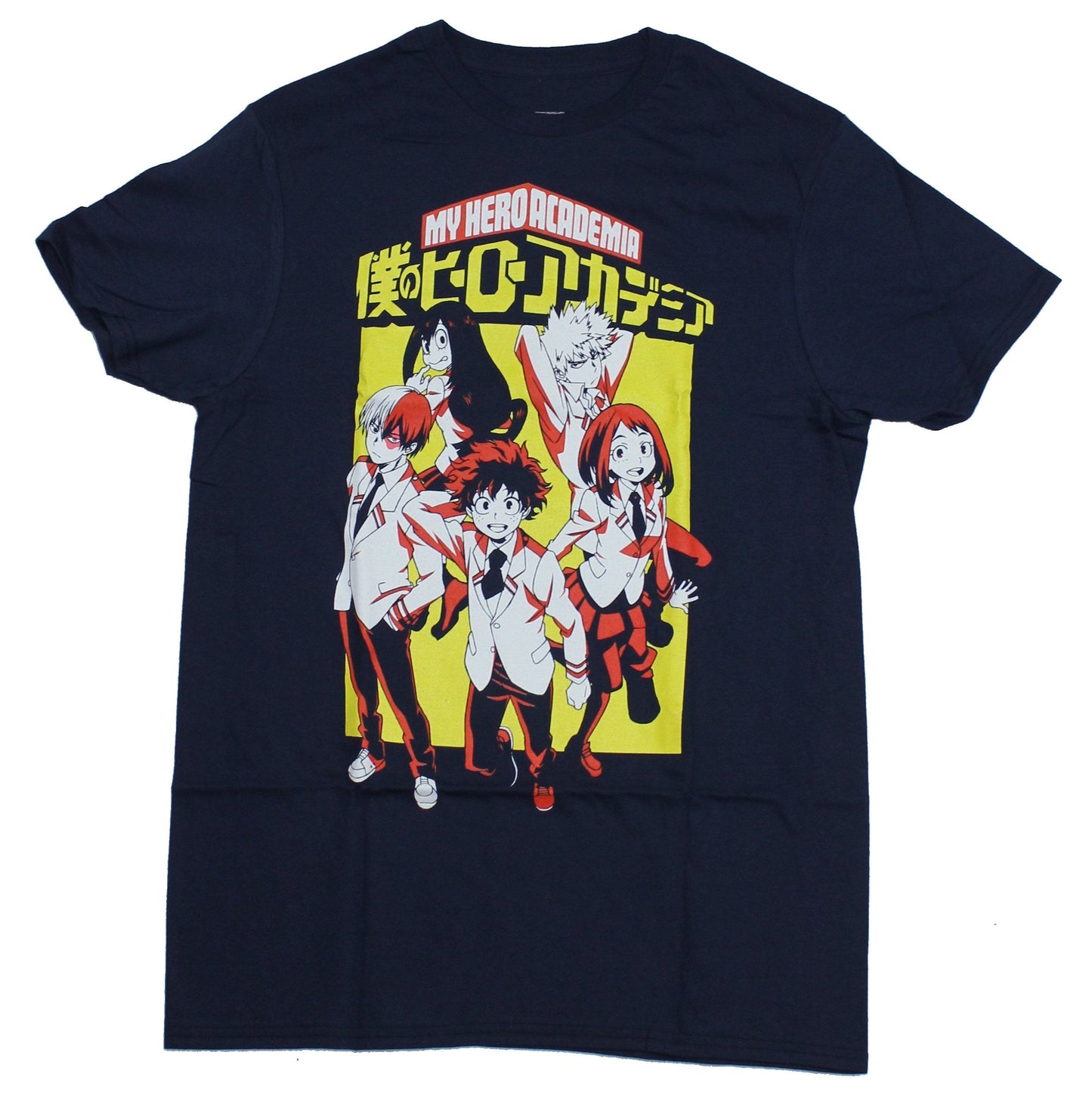My Hero Academia Mens T-Shirt - 5 Character Group Image