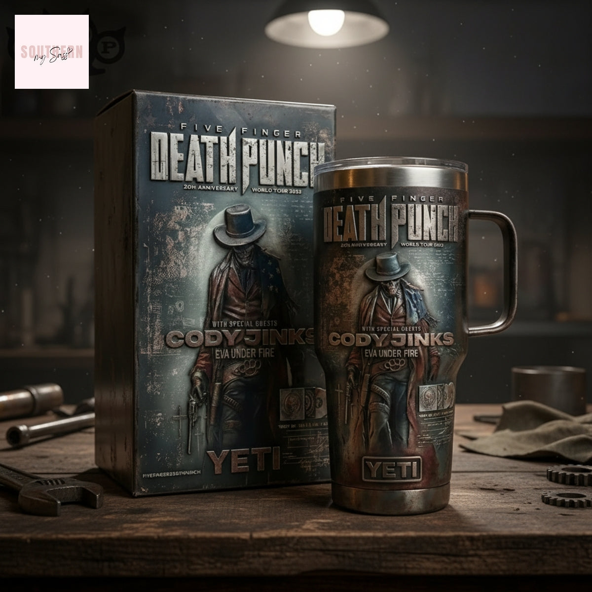 Five Finger Death Punch Cody Jinks Tumbler