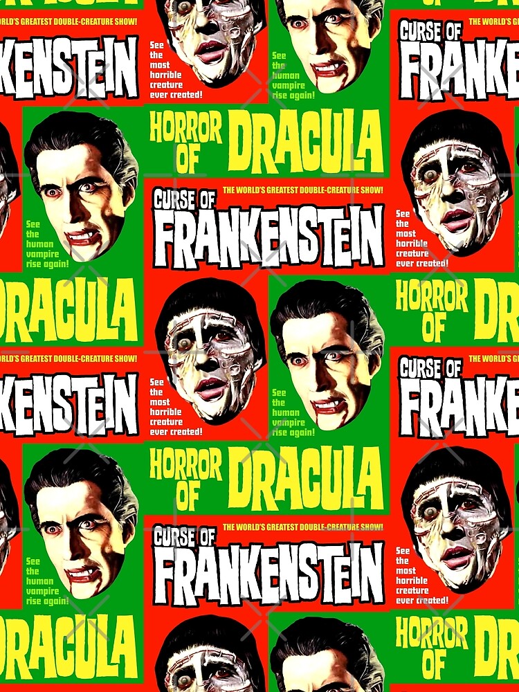 CURSE OF FRANKENSTEIN HORROR OF DRACULA by shnooks