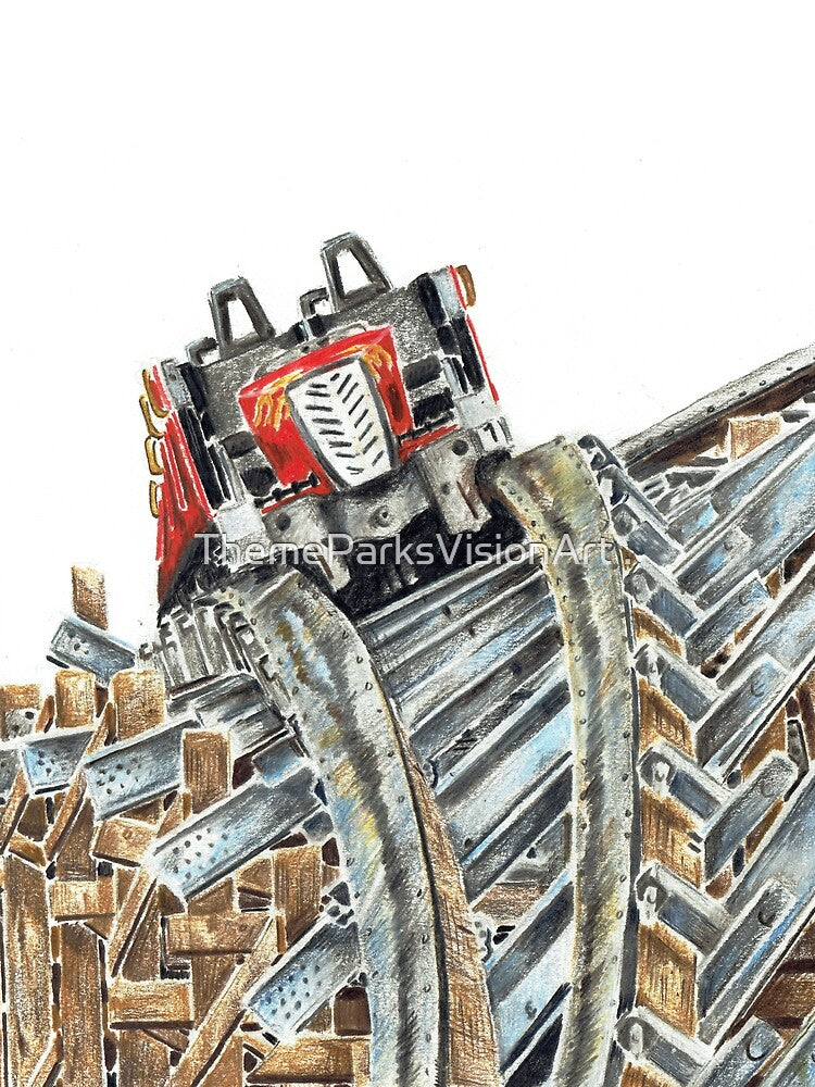 Lightning Rod Dollywood by ThemeParksVisionArt .