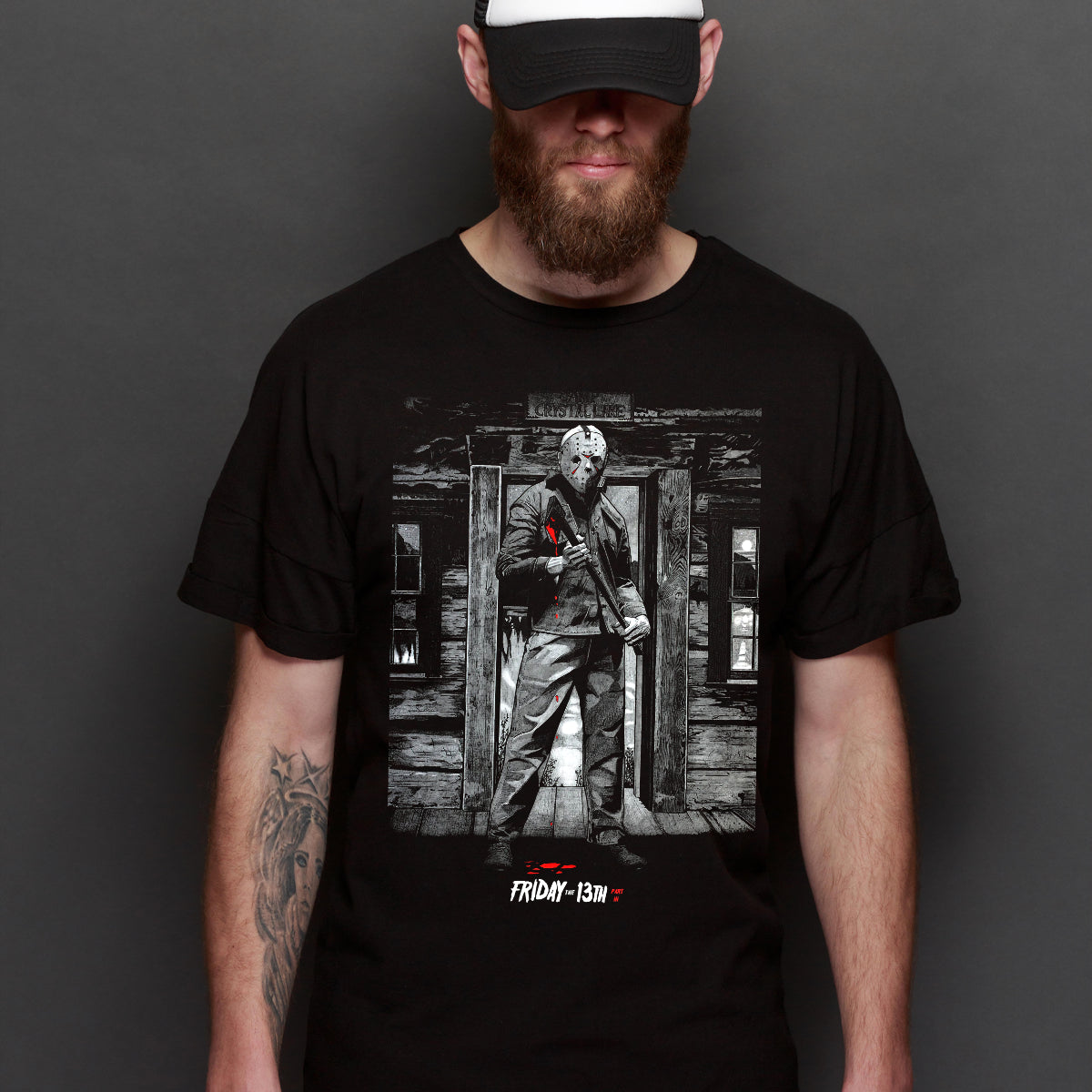 Friday The 13th Jason Voorhessr Horror Movie T-Shirt Tee