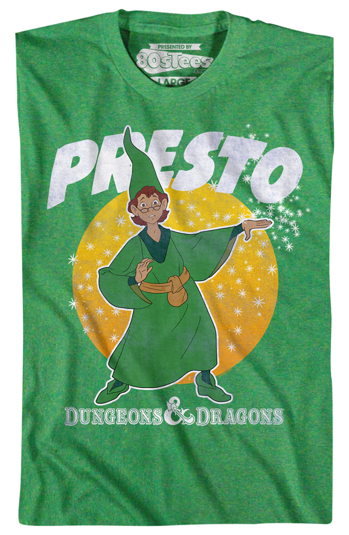 Green Presto the Magician Dungeons & Dragons T-Shirt