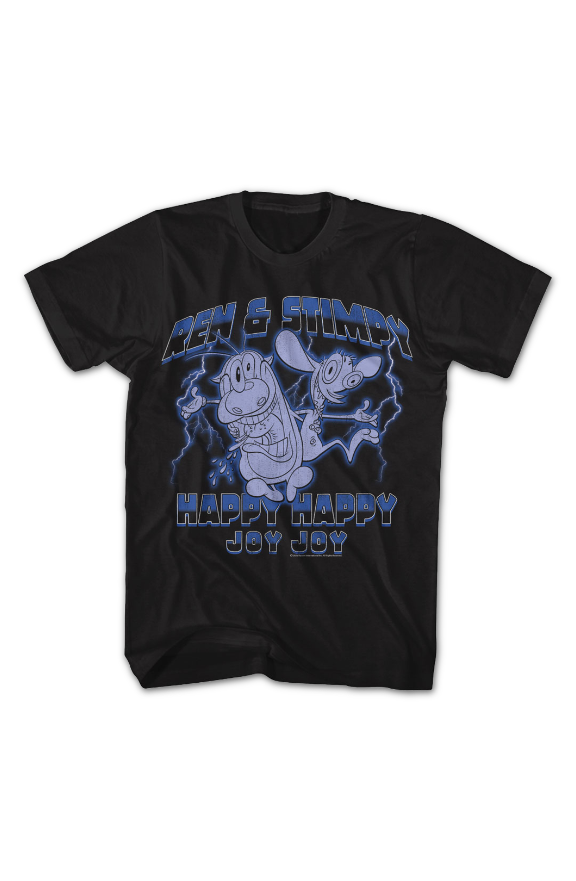Happy Happy Joy Joy Lightning Ren And Stimpy T-Shirt