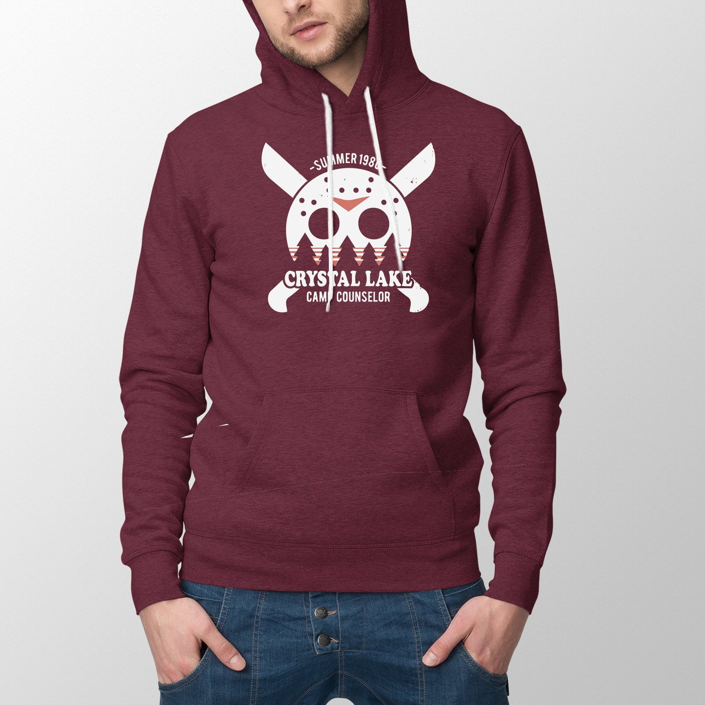 Vintage Horror Hoodie Camp Crystal Lake Hoodie