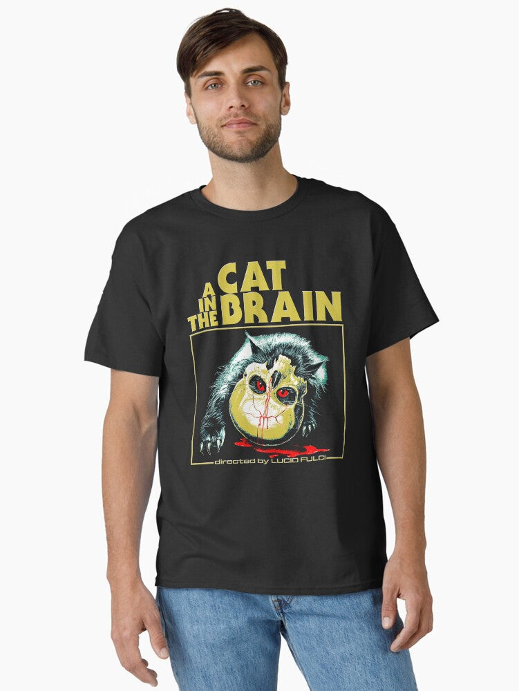 A cat in the brain fulci vintage 80s Classic T-Shirt