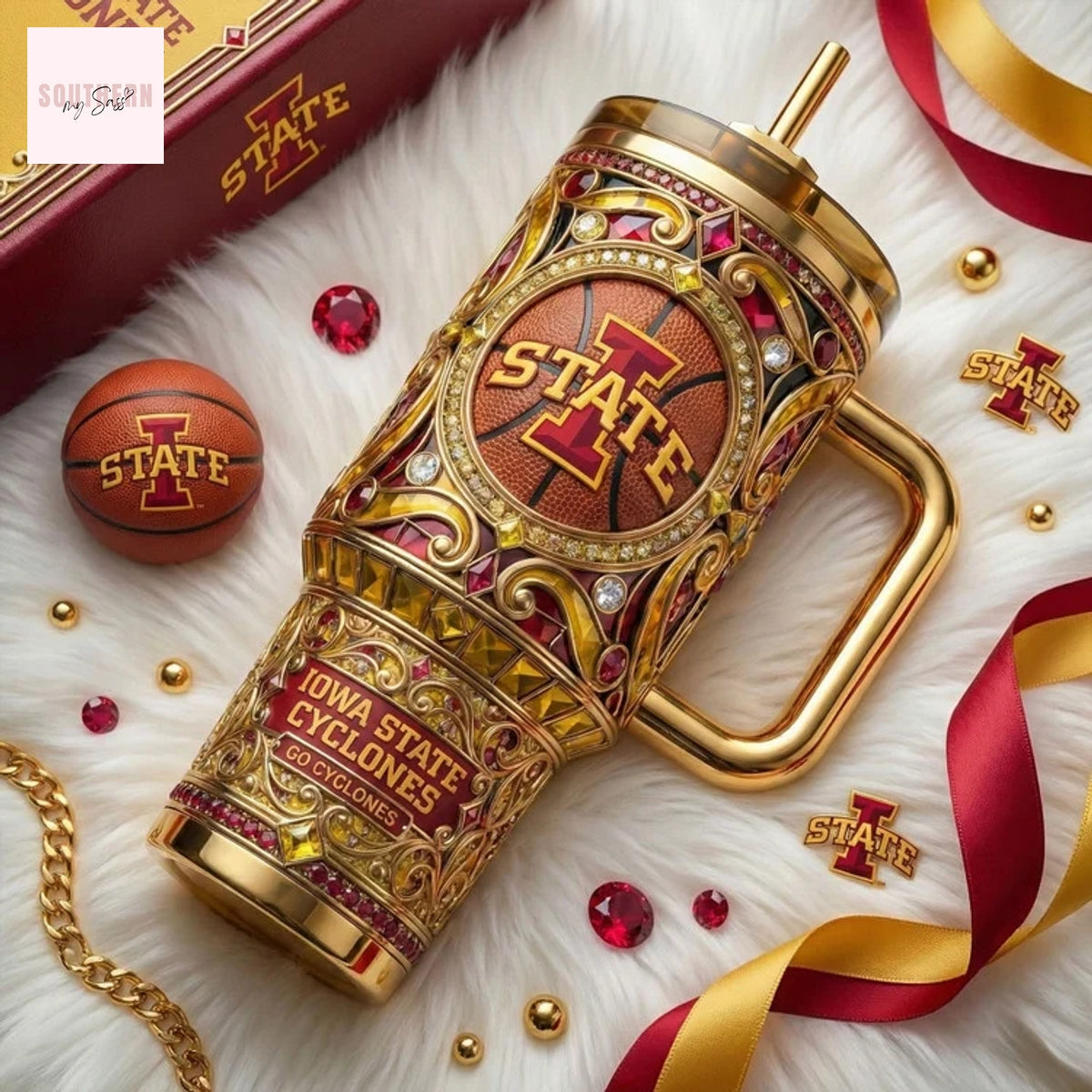 Iowa State Cyclones Go Cyclones Tumbler