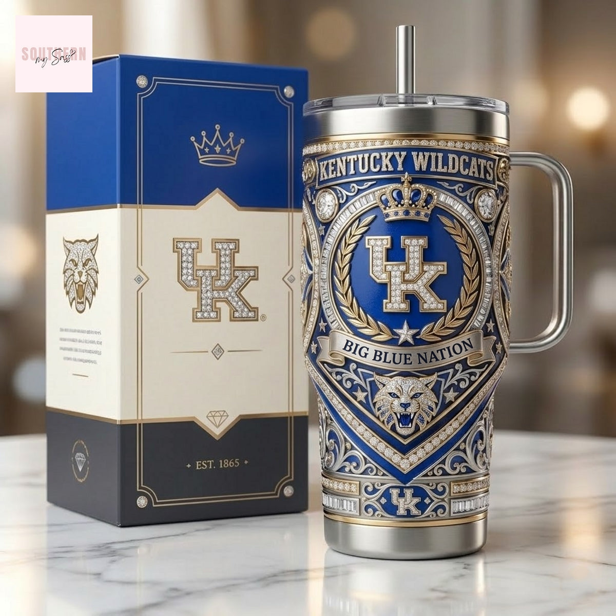 Kentucky Wildcats Big Blue Nation Tumbler