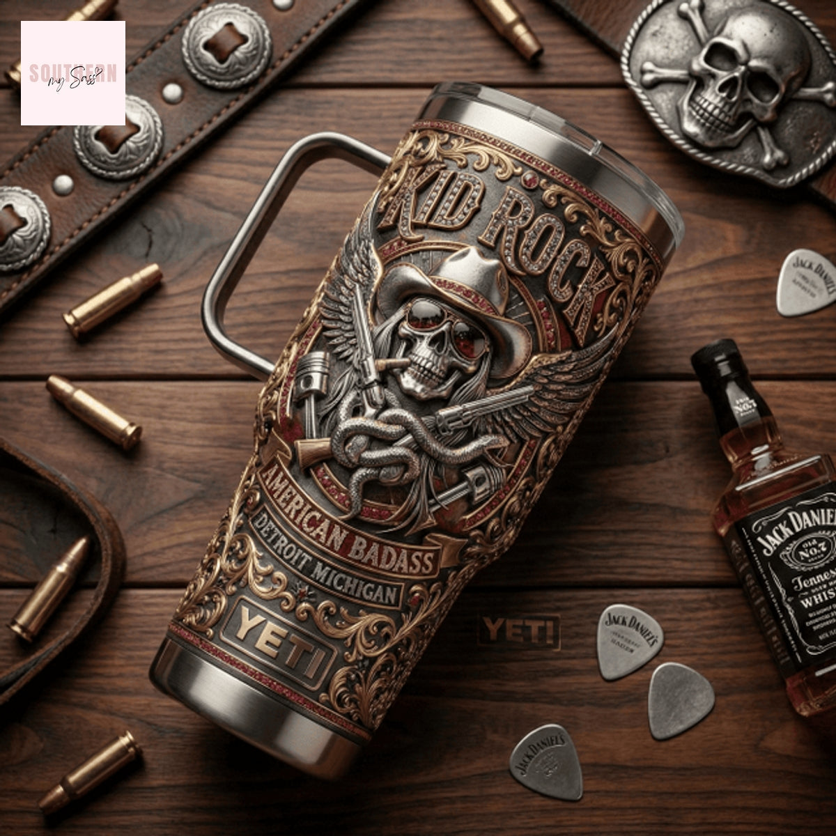 Kid Rock American Badass 2026 Tumbler