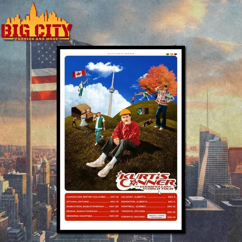 kurtis conner Canada Tour 2025 Poster Shirt