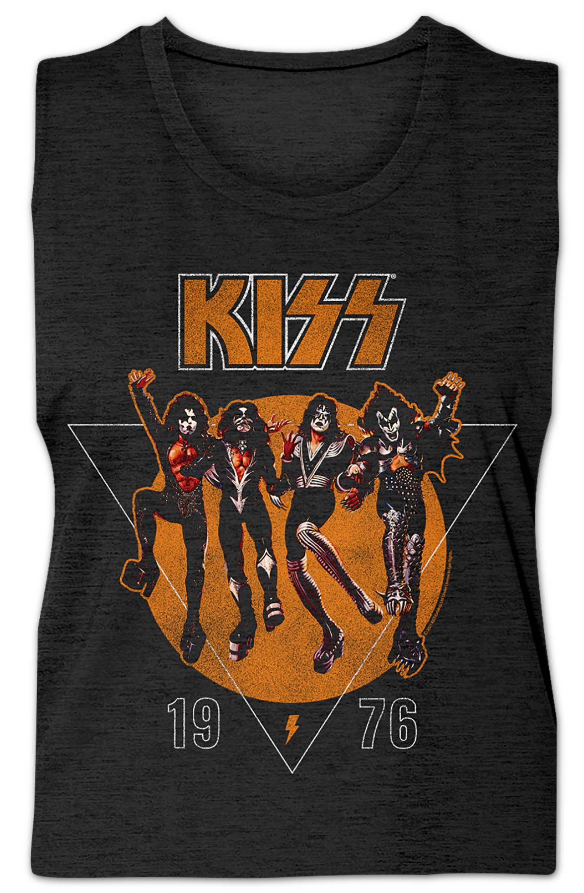 Ladies 1976 KISS Sleeveless Crewneck Shirt