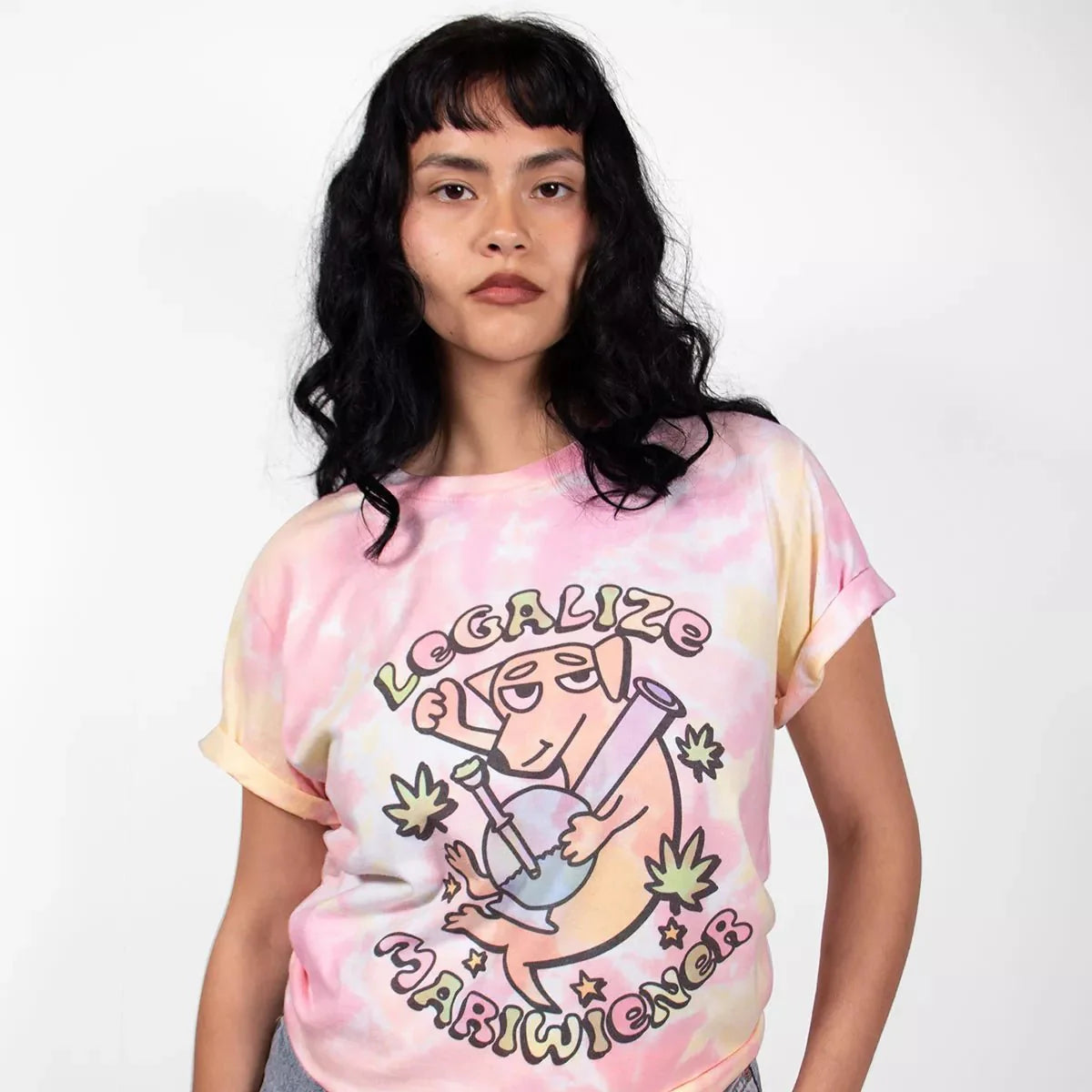 legalize mariwiener unisex tee | tie-dye