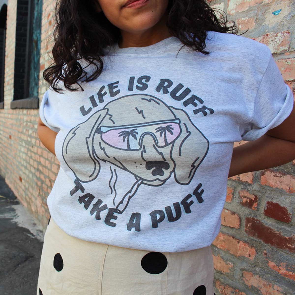 life is ruff unisex tee