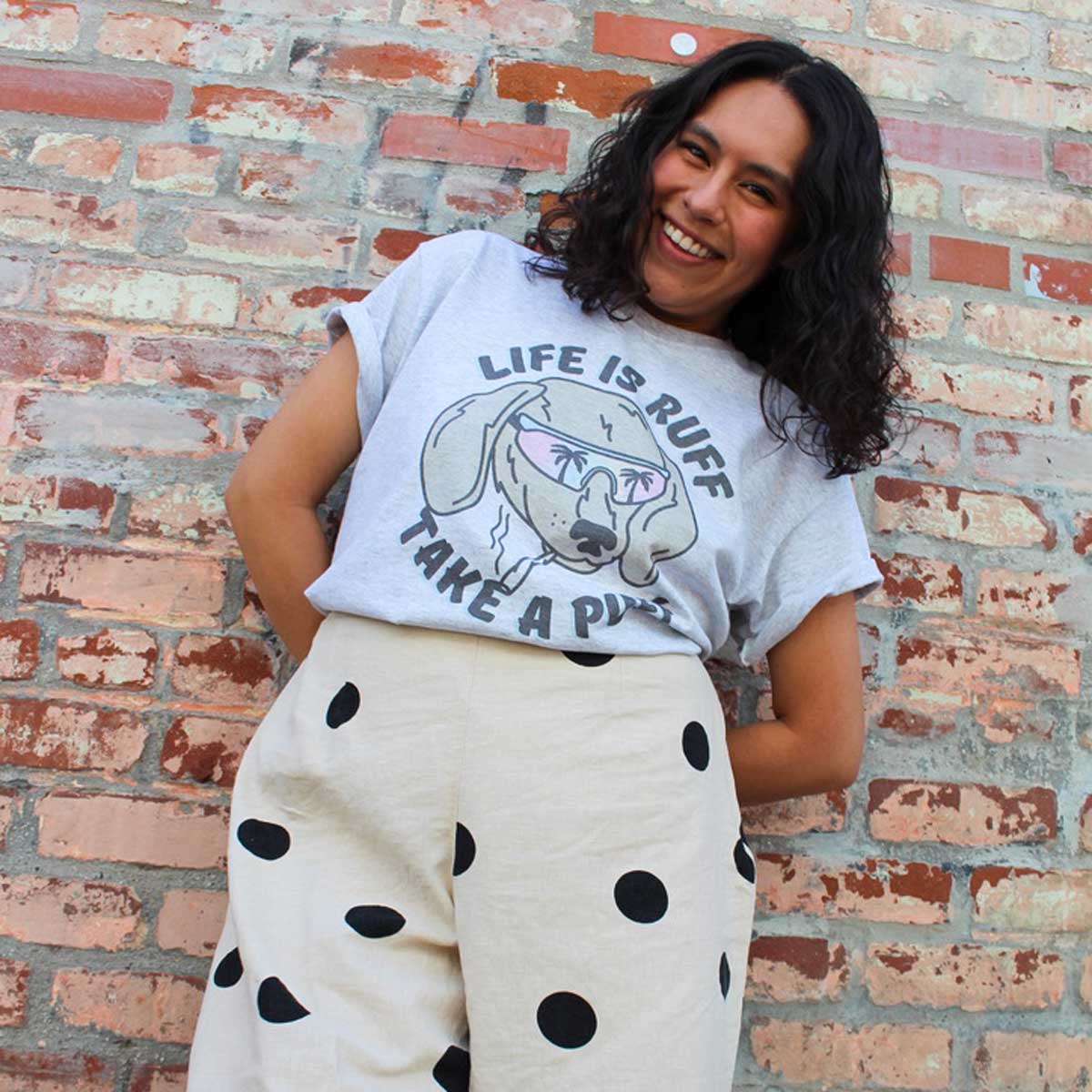 life is ruff unisex tee