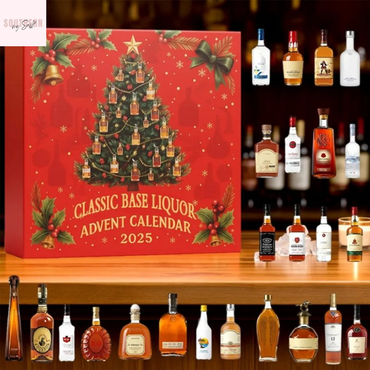 Liquor Whiskey Vodka Rum Advent Calendar 2025