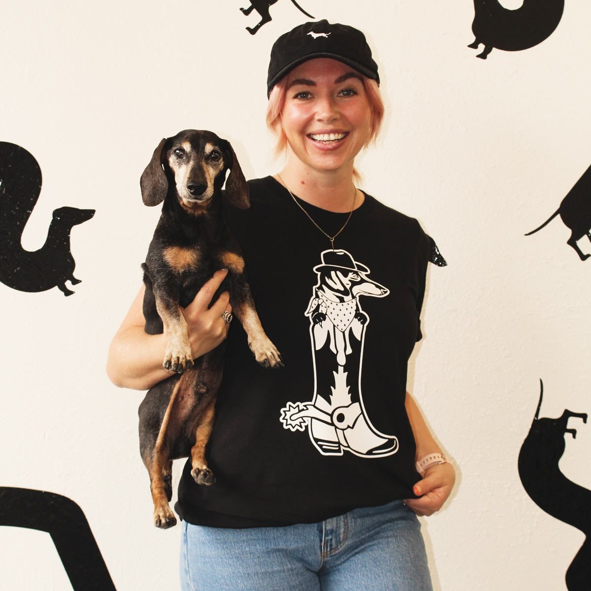 long little doggie unisex tee
