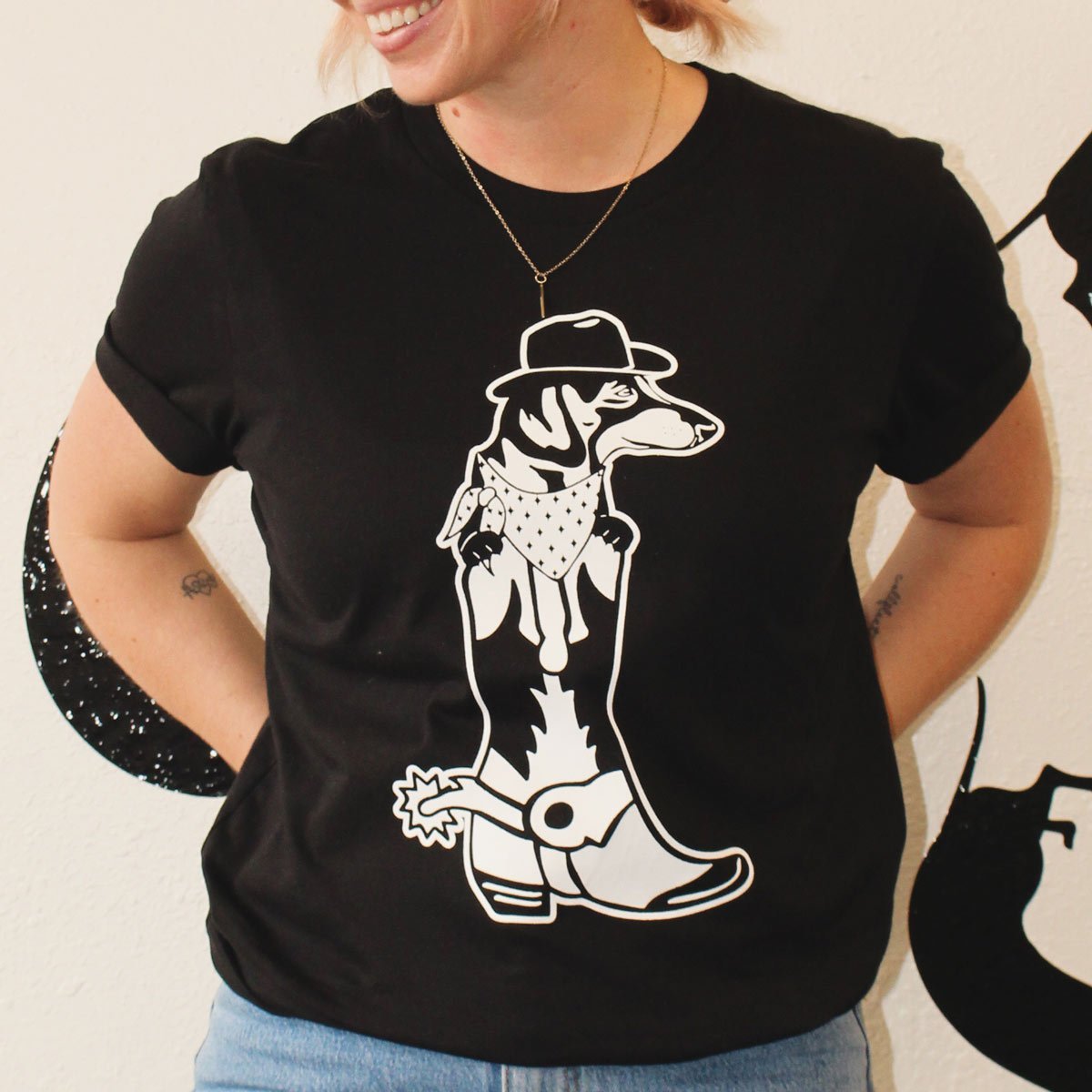 long little doggie unisex tee
