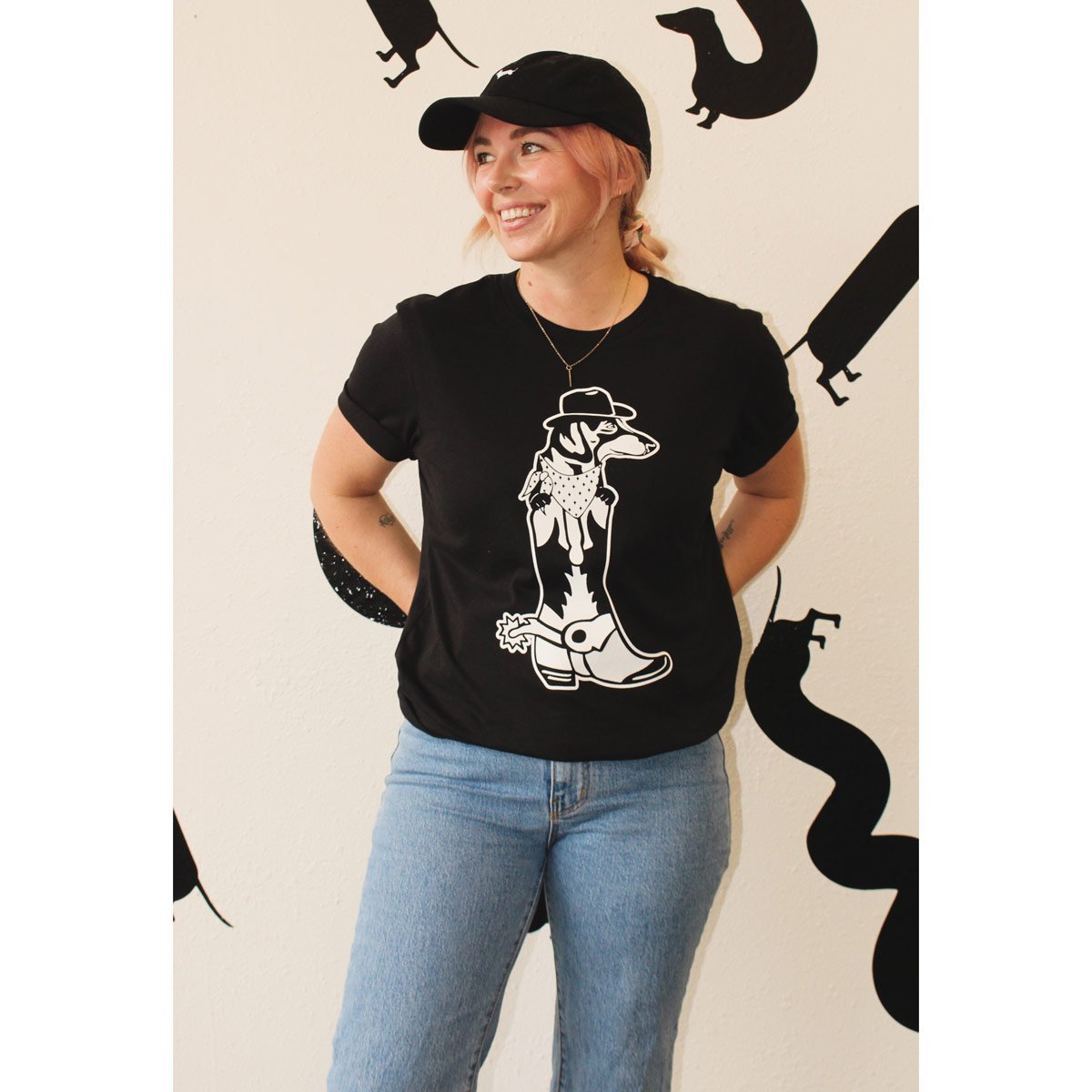 long little doggie unisex tee