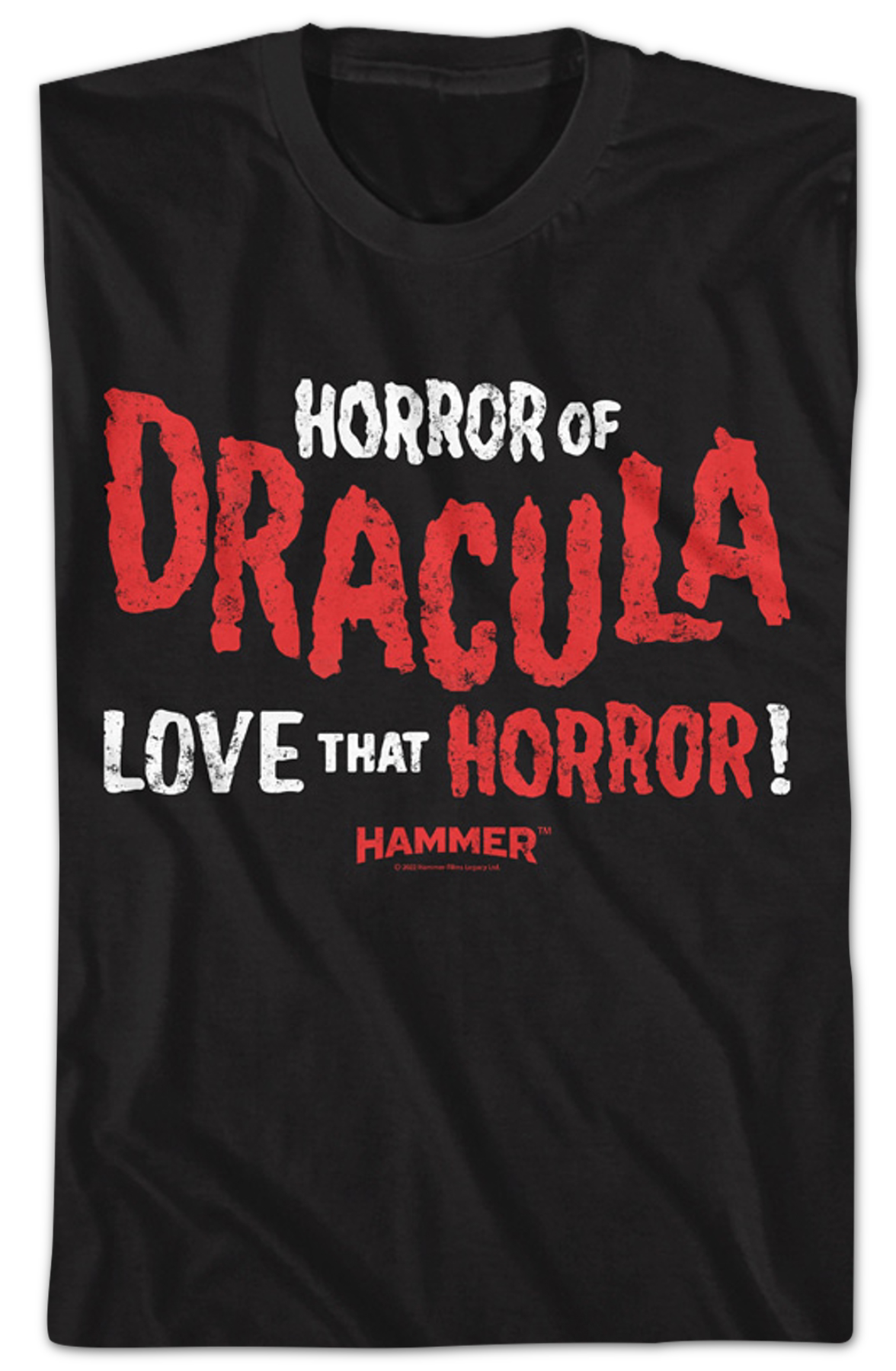 Love That Horror Hammer Films T-Shirt