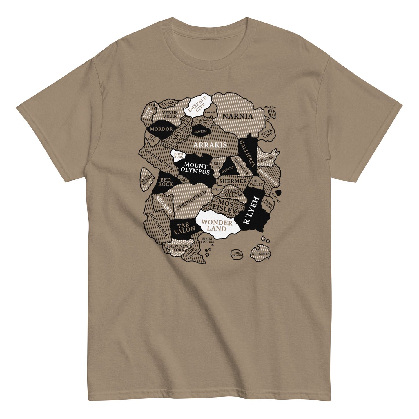 World Map Men's Classic Tee