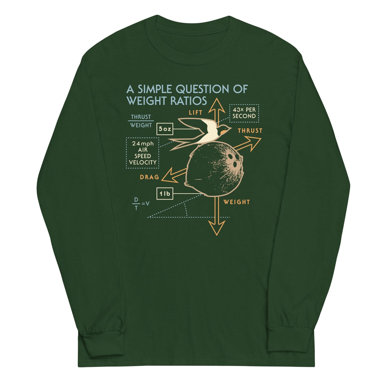 A Simple Question Of Weight Ratios Unisex Long Sleeve Tee