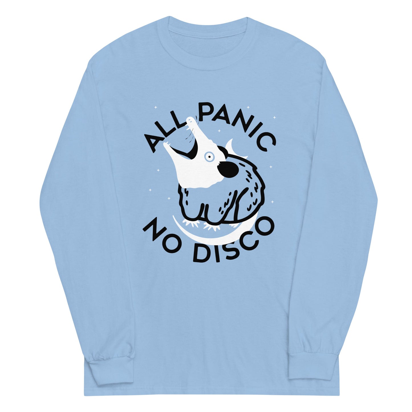 All Panic No Disco Unisex Long Sleeve Tee