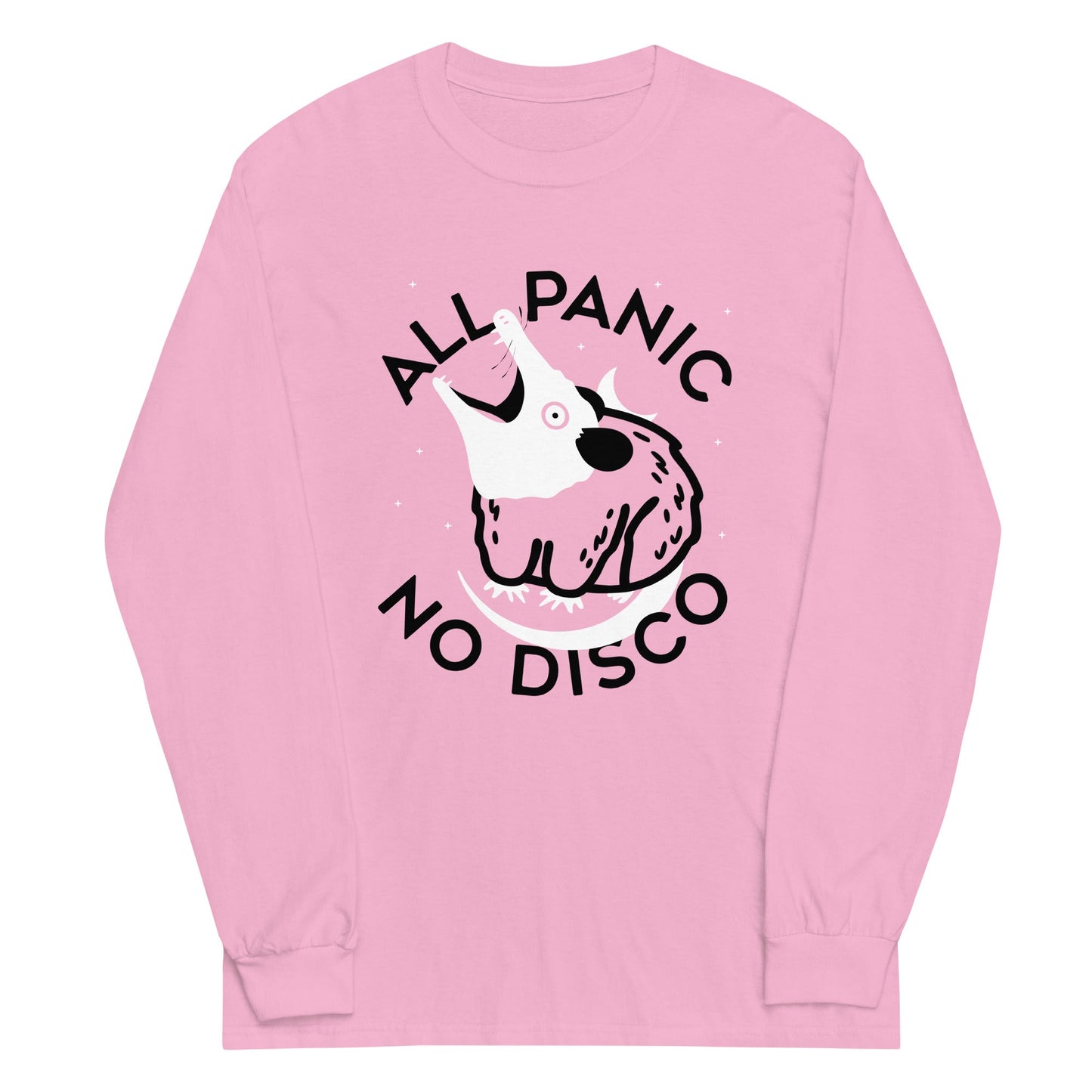 All Panic No Disco Unisex Long Sleeve Tee