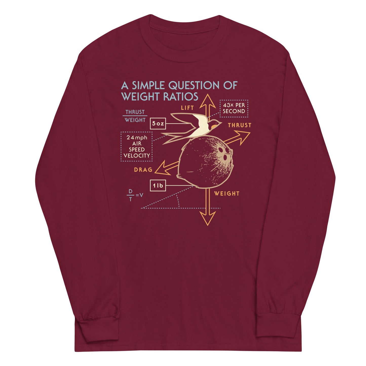 A Simple Question Of Weight Ratios Unisex Long Sleeve Tee