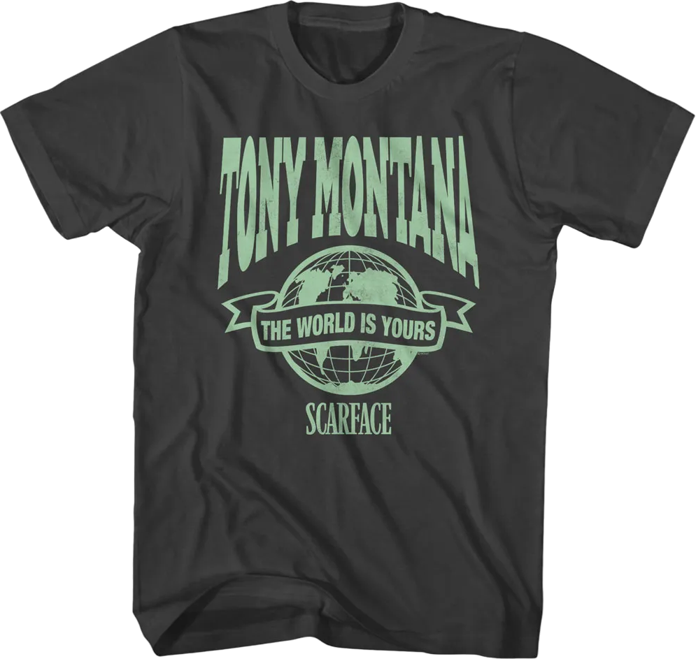 The World Is Yours Banner Scarface T-Shirt