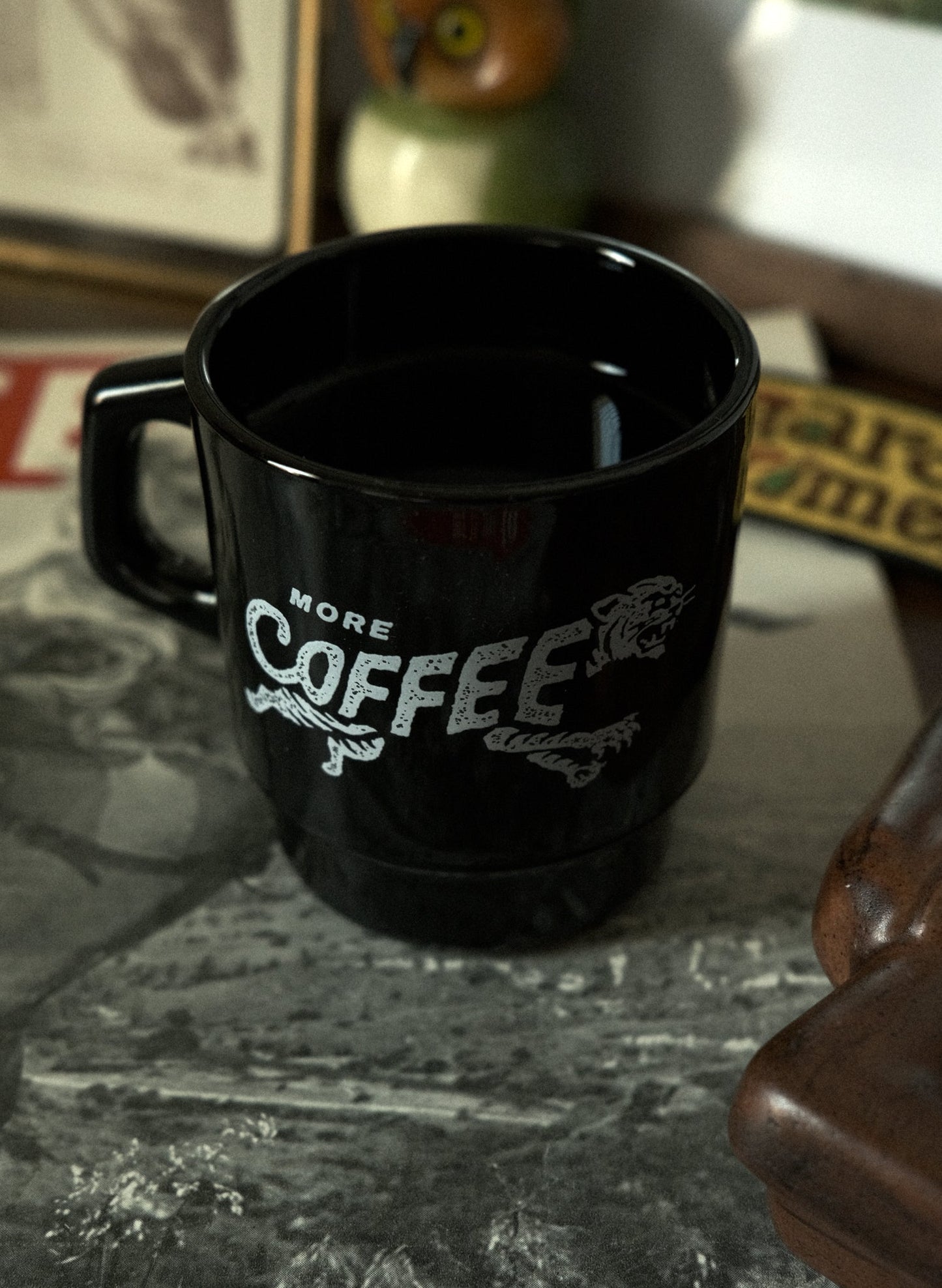 More Coffee Milk Glass Mug