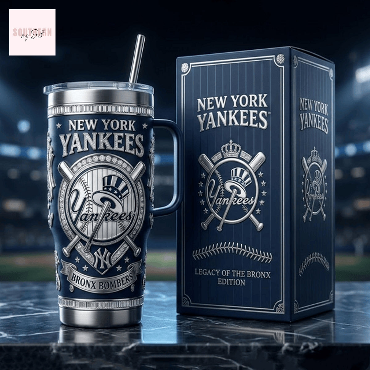 New York Yankees Bronx Bombers Tumbler