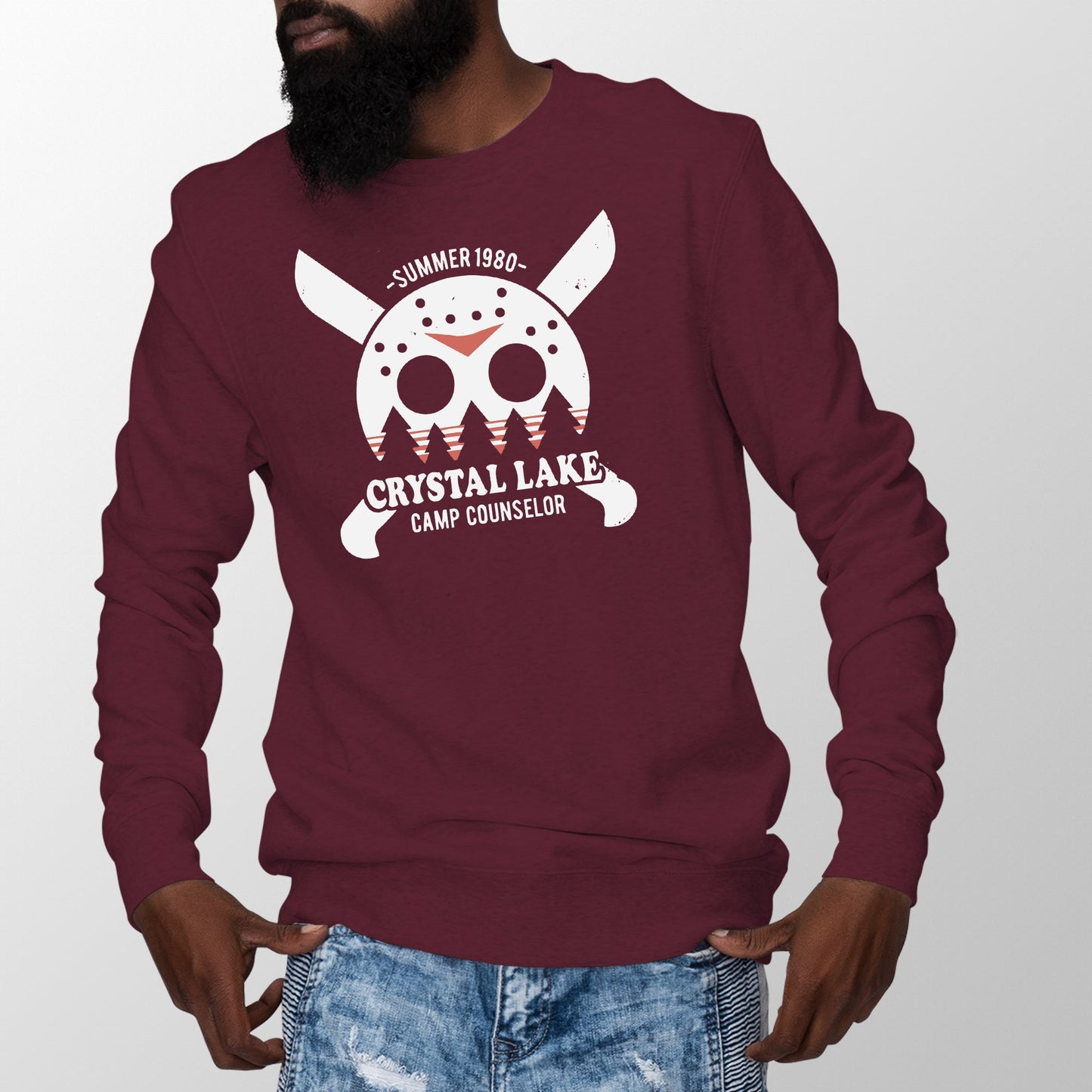 Vintage Horror Sweatshirt Camp Crystal Lake Sweatshirt