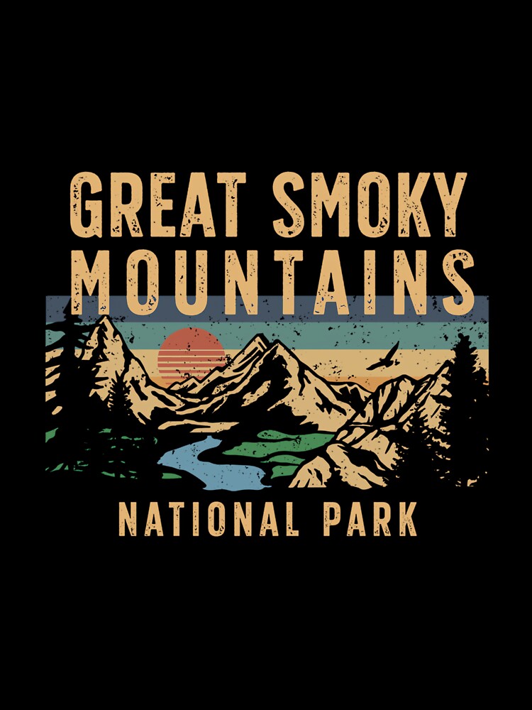 Great Smoky Mountains National Park Vintage Nature Graphic by TomAScott27
