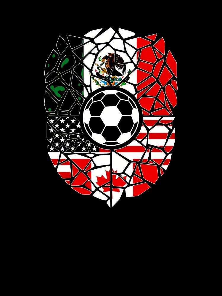 Mosaic Soccer Crest USA Canada Mexico Unity 2026 T-Shirt_82794688 by KTY-NUSS
