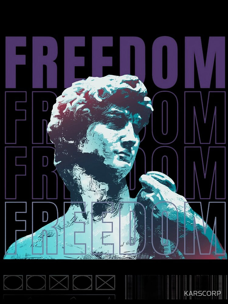Freedom Graphic Printed T-Shirt by KARSCORP